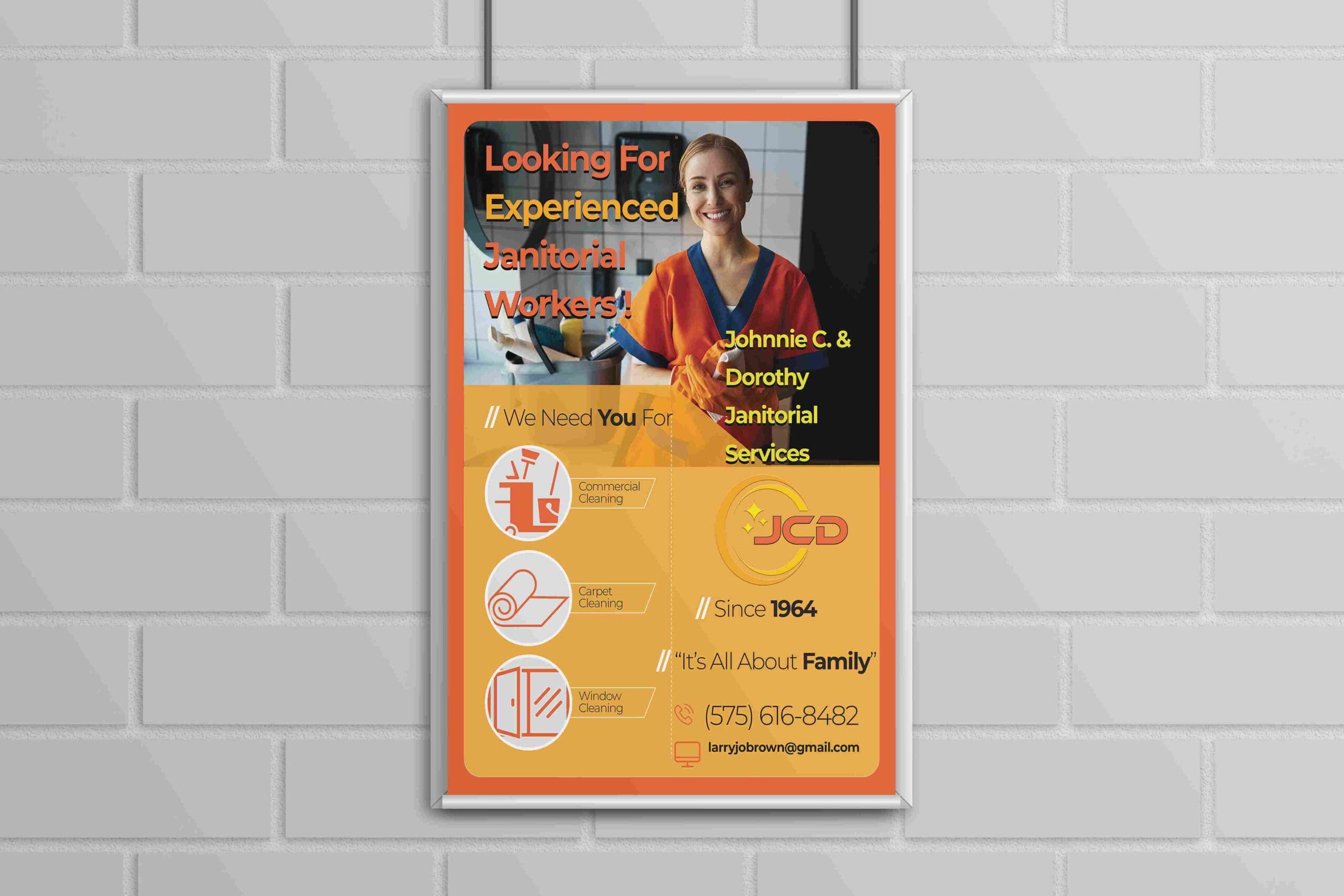 JCD Janitorial-poster