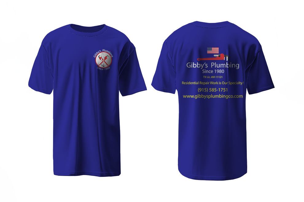 Front And Back T-Shirt gibby Mockup